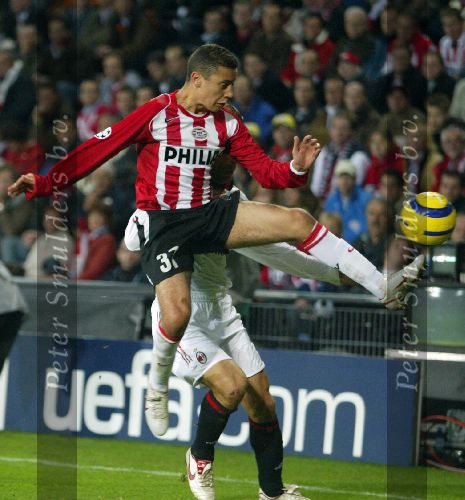 Eindhoven, 1 November 2005
Wedstrijd Champions League seizoen 2005/2006tussen PSV-AC Milaan, eindstand 1-0
Ismail Aissati 
Foto: © Peter Smulders