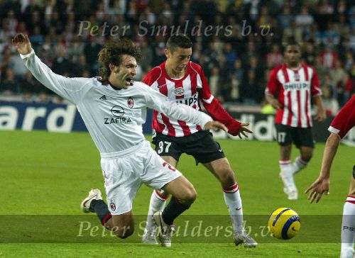 Eindhoven, 1 November 2005
Wedstrijd Champions League seizoen 2005/2006tussen PSV-AC Milaan, eindstand 1-0
Ismail Aissati 
Foto: © Peter Smulders