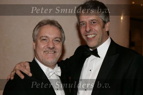 Amsterdam 28 november 2005
Beau Monde awards in het hilton.
Jaap Rijenbende met vriend