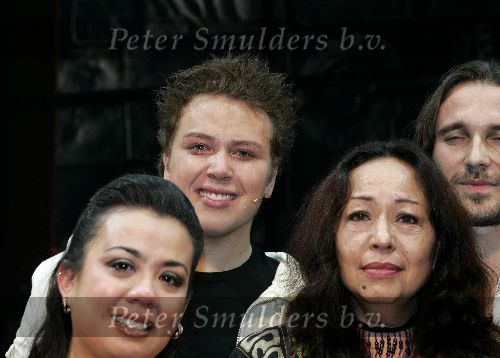 Utrecht 3 november 2005
Premiere Jesus Christ superstar in schouwburg Utrecht.
Jamai huilend