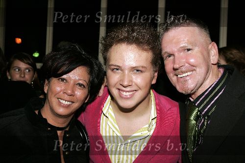 Utrecht 3 november 2005
Premiere Jesus Christ superstar in schouwburg Utrecht.
Jamai en zijn ouders