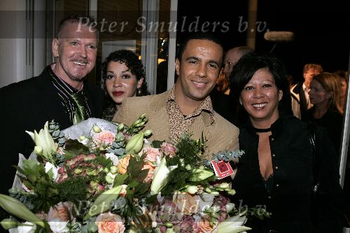 Utrecht 3 november 2005
Premiere Jesus Christ superstar in schouwburg Utrecht.
Ouders Jamai met vriend