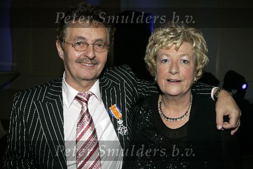 Hilversum14 november 2005
40 jaar BZN in studio 21.
Jan Tuyp met vrouw