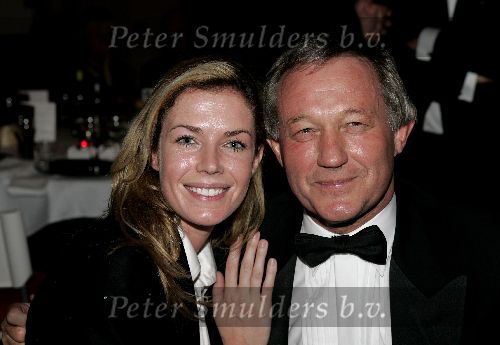 Arnhem 26 november 2005
Gala Ronnie Tober foundation.
Marie Claire Noorlander met John wentink