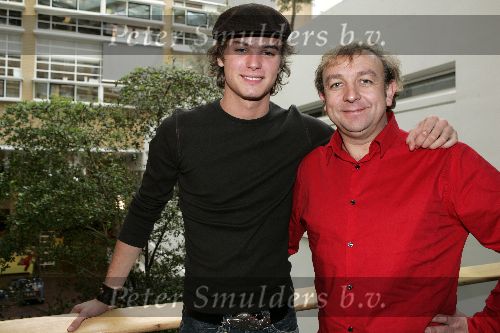 Hilversum 22 november 2005
Presentatie Grease en Doe Maar door V en V produkties.
Jon v Eerd en Jim Bakkum