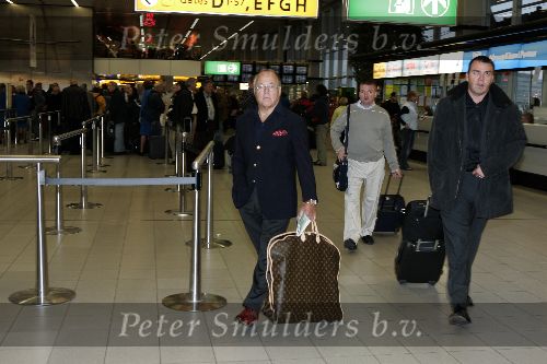 Schiphol 2 november 2005
Joop Braakhekke op schiphol. 
Joop ging naar Louis Vuitton in Parijs