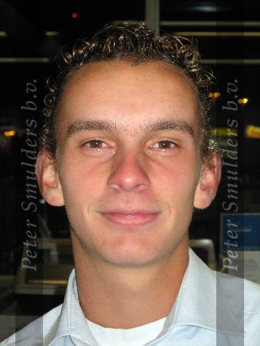 Schiphol, 17 November 2005
Joost Luiten, golfspeler van Oranje NGF