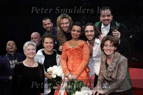 Utrecht 3 november 2005
Premiere Jesus Christ superstar in schouwburg Utrecht.
 Dieter Troubleyn Martin v d Starre Casey francisco en jamai  Medy v d Laan en Maria v d Hoeven