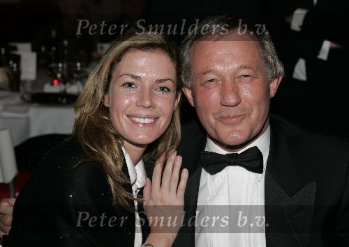 Arnhem 26 november 2005
Gala Ronnie Tober foundation.
Marie Claire Noorlander met John wentink