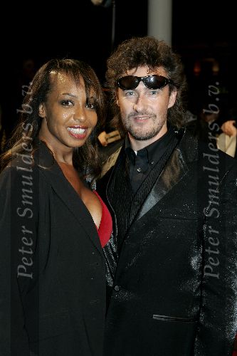 Utrecht 3 november 2005
Premiere Jesus Christ superstar in schouwburg Utrecht.
Maurice Luttinkhuis met Joanne Telesford