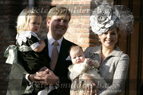 Wassenaar 19 november 2005
Doop prinses Alexia en kerk Wassenaar.
Prinses Maxima Alexia Amalia en Prins Willem Alexander