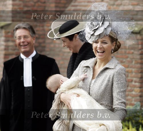 Wassenaar 19 november 2005
Doop prinses Alexia en kerk Wassenaar.
Maxima met Alexia
