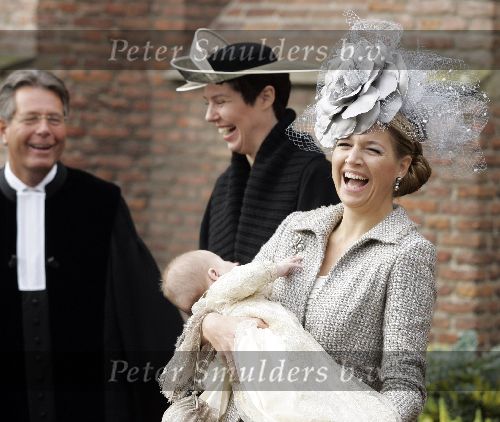 Wassenaar 19 november 2005
Doop prinses Alexia en kerk Wassenaar.
Maxima met Alexia