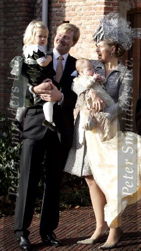 Wassenaar 19 november 2005
Doop prinses Alexia en kerk Wassenaar.
Prinses Maxima Alexia Amalia en Prins Willem Alexander