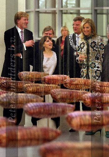 Amstelveen  25 november 2005
Opening Expositie van Dolores Zorrequieta
op de opening waren Prins Willem-Alexander en Prinses Maxima aanwezig