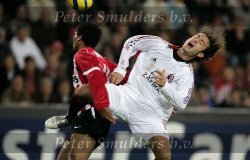 Eindhoven, 1 November 2005
Wedstrijd Champions League seizoen 2005/2006 tussen PSV-AC Milaan, eindstand 1-0
Michael Lamey 
© Foto: Peter Smulders
