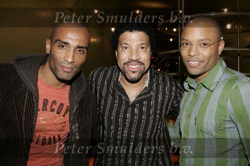 Amsterdam 27 november 2005
Lionel Ritchie optreden voor Holland casino
Lionel en Orlando trustfull