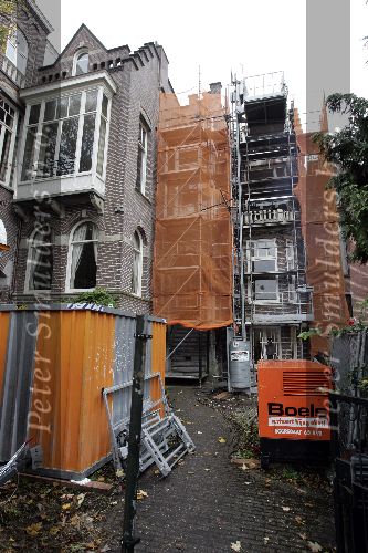 Amsterdam 2 november 2005
verbouwing huis Prins Bernhard jr in  Amsterdam