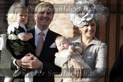 Wassenaar 19 november 2005
Doop prinses Alexia en kerk Wassenaar.
Prinses Maxima Alexia Amalia en Prins Willem Alexander