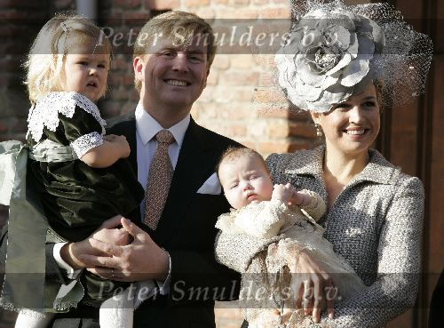 Wassenaar 19 november 2005
Doop prinses Alexia en kerk Wassenaar.
Prinses Maxima Alexia Amalia en Prins Willem Alexander