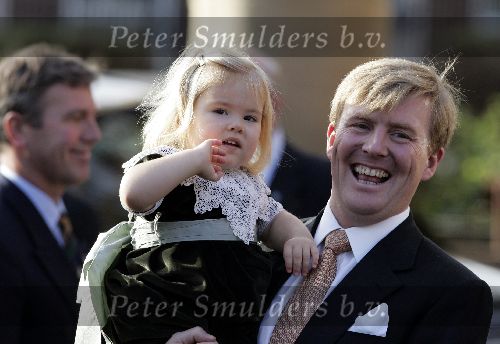Wassenaar 19 november 2005
Doop prinses Alexia en kerk Wassenaar.
Prins Willem Alexander en Amalia