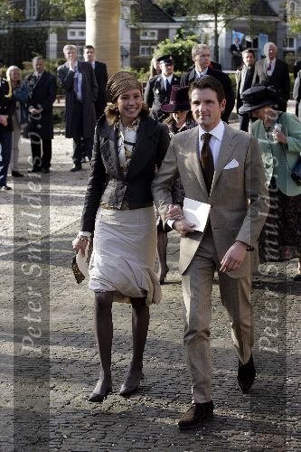 Wassenaar 19 november 2005
Doop prinses Alexia en kerk Wassenaar.
Prins Maurits en Prinses Marilene