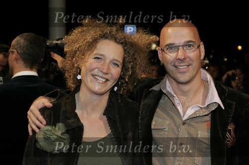 Utrecht 3 november 2005
Premiere Jesus Christ superstar in schouwburg Utrecht.
Rob Kamphues met vrouw