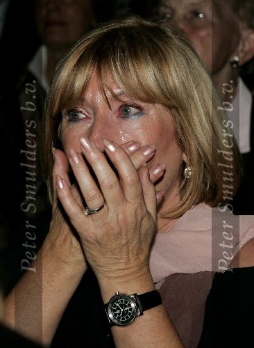 Utrecht 3 november 2005
Premiere Jesus Christ superstar in schouwburg Utrecht.
Willeke Alberti huilend. Emotie