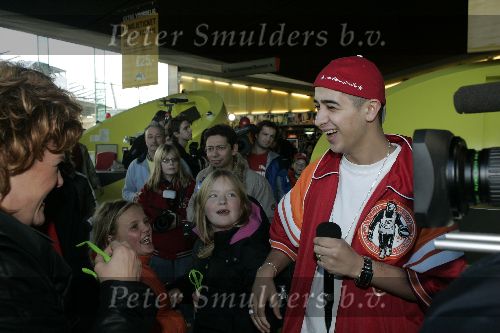 Amsterdam 16 november 2005
Premiere Chicken Little in Pathe arena.
Yes R rapper