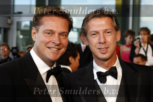 Rotterdam 7 oktober 2006
Premiere Cats in nieuwe Luxor.
Albert Verlinde met Onno Hoes.