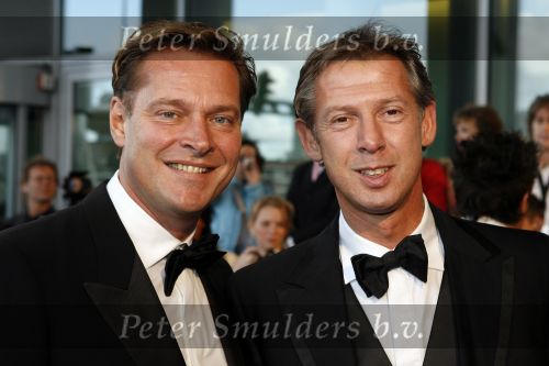 Rotterdam 7 oktober 2006
Premiere Cats in nieuwe Luxor.
Albert Verlinde met Onno Hoes.