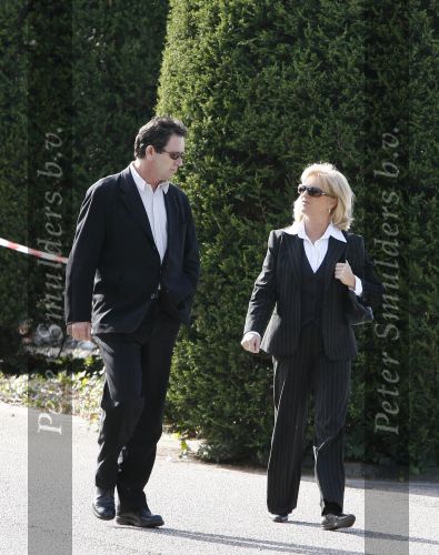 Zoetermeer 30 september 2006
Afscheidsdienst van de geluidsman van Lee Towers, Bas.
anita Meier met Ton de Leeuwe