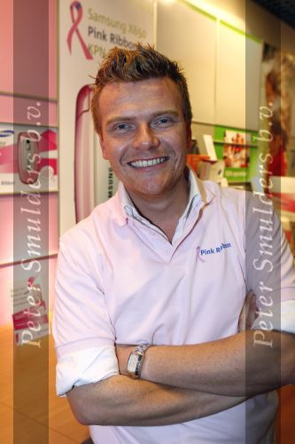 Amsterdam 5 oktober 2006
Bastiaan Ragas bij presentatie Pink Ribbon Samsung en KPN.
