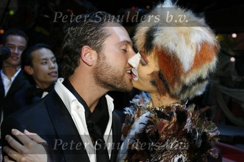 Rotterdam 7 oktober 2006
Premiere Cats in het nieuwe luxor.
Christoph Haddad met zijn vrouw