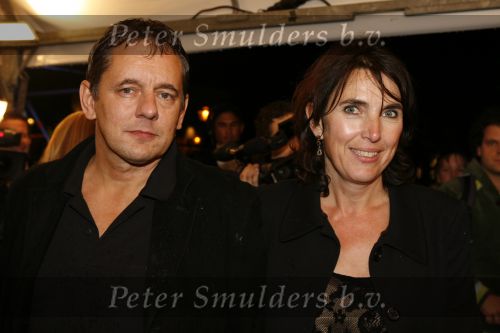 Utrecht 6 oktober 2006
Uitreiking gouden kalveren.
Dick maas met zijn vrouw Esmee Lammers