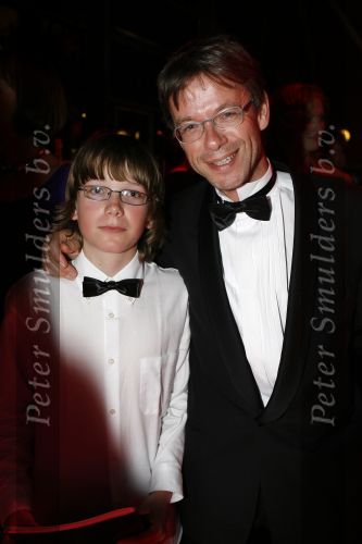 Rotterdam 7 oktober 2006
Premiere Cats in het nieuwe luxor.
Hans Smit met zoon