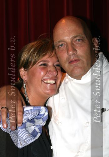 Nijkerk, 2 Oktober 2006
Feestavond War child
Chef-Kok Herman den Blijker samen met zijn vrouw