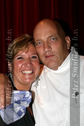 Nijkerk, 2 Oktober 2006
Feestavond War child
Chef-Kok Herman den Blijker samen met zijn vrouw