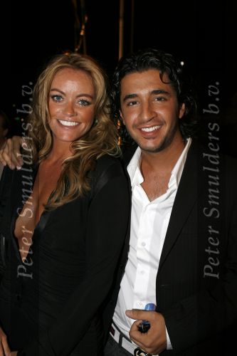 Amsterdam 30 september 2006
feestje A1 grand prix in club Onassis.
Inge de Bruijn met haar vriend
Peter Smulders bv