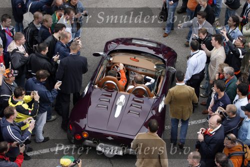 Zandvoort 1 oktober 2006
A1 GP op zanvoort.
Jan Peter Balkenende in spyker cabrio