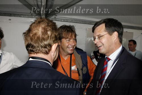 Zandvoort 1 oktober 2006
A1 GP op zanvoort.
  Jan Peter Balkenende en Martin Utberg