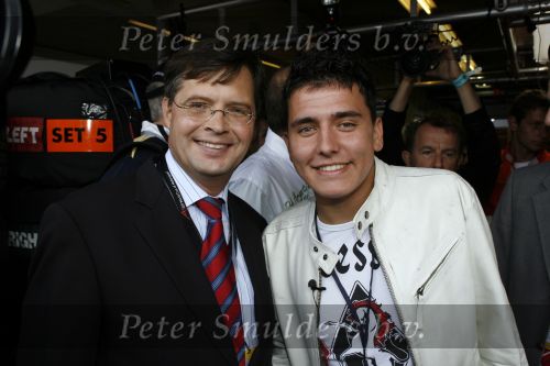 Zandvoort 1 oktober 2006
A1 Grand prix.
Jan Smit en Jan Peter Balkenende