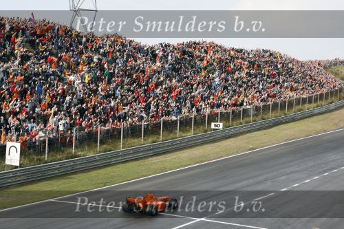 Zandvoort 1 oktober 2006
A1 Grand prix.
Publiek en Jeroen Bleekemolen