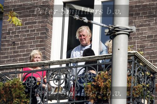 Amsterdam 11 oktober 2006
Josine v dalsum op balkon van haar appartement.John v d Rest