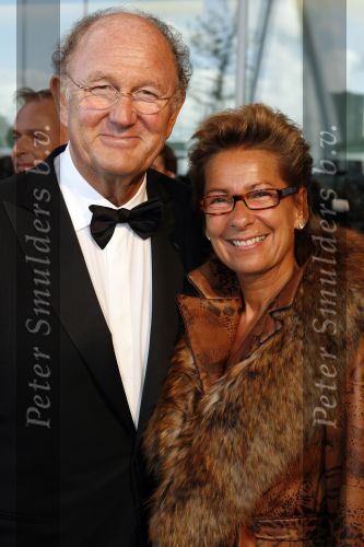 Rotterdam 7 oktober 2006
Premiere Cats in nieuwe Luxor.
Joop v d Ende met zijn vrouw Janine