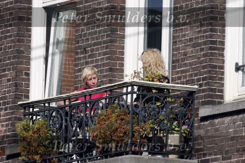 Amsterdam 11 oktober 2006
Josine v dalsum op balkon van haar appartement.