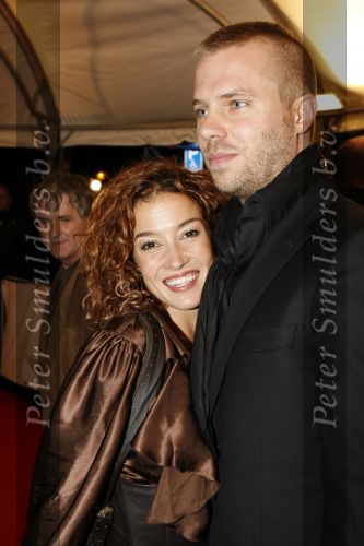 Utrecht 6 oktober 2006
Uitreiking gouden kalveren.
Katja Schuurman met Thijs Romer