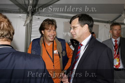 Zandvoort 1 oktober 2006
A1 GP op zanvoort.
Martin Utberg met Jan Peter Balkenende