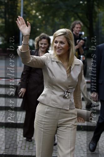 Amsterdam 28 september 2006
Maxima op bezoek bij het tropenmuseum.