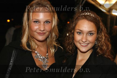 Utrecht 6 oktober 2006
Uitreiking gouden kalveren.
Melody Klaver en haar zus Kimberley Klaver